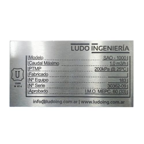 Grabado de etiquetas detallasdas